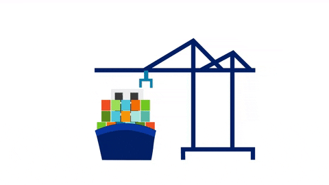 picking shipping container